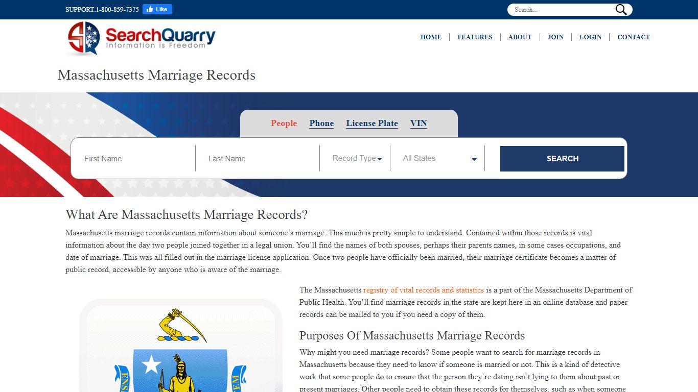 Massachusetts Marriage Records | Search By Name & State